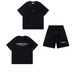 thumbnail for Novo FEAR OF GOD ESSENTIALS, moletom unissex casual com letras em relevo, forrado com fleece, estilo moderno