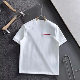 thumbnail for Trendy Brand New Letter Printed Logo Crewneck Short-sleeved Men's Casual Loose T-shirt Couple's Same Style All-match Top