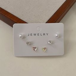 thumbnail for Set of 6! Shopkeeper super push! Exquisite suit Earrings Niche Design Sense Earrings for Women High-end Sense Earrings for Women