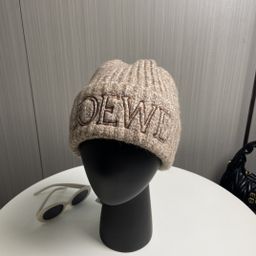 thumbnail for The new Luojia autumn and winter knitted hat is fashionable and versatile, with letter embroidery wool hats, men and women's faces, small ear protectors, and cold hats