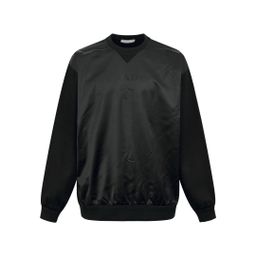 thumbnail for Correct version, spot high-quality, P home 2025 new spliced crew neck sweatshirt OS, loose fit, the same for men and women