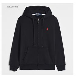 thumbnail for 保罗开衫卫衣男士春秋款连帽POLO外套纯棉时尚休闲拉链小马标卫衣