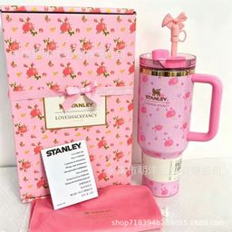 thumbnail for Spot cross-border Stanley 2nd generation 40oz ice cup 304 stainless steel car straw large capacity fashion thermos cup