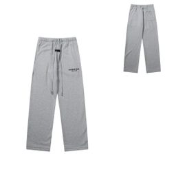 thumbnail for Ess Cross-Border New Sweatshirt and Sweatpants Set, Hooded Crew Neck Short T-Shirt and Shorts, Fog Loose Fit for Men and Women, Couple Classic Casual Cotton