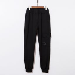 thumbnail for C.P European and American functional lens design, niche men's and women's loose autumn and winter simple solid color sweatpants sweatpants casual