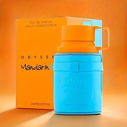 thumbnail for Novo perfume árabe ODYSSEY Mandarin 100ml, fragrância TKSHEIN com aroma de cravo, em embalagem térmica.