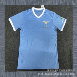 thumbnail for Camisa italiana AC 2425 2223 Nápoles Inter Milão Veneza Roma Juventus Lazio futebol