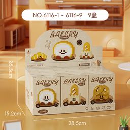 thumbnail for Mekensm cachorro fofo esconde-esconde compatível com blocos de construção lego série brinquedos educativos de montagem infantil