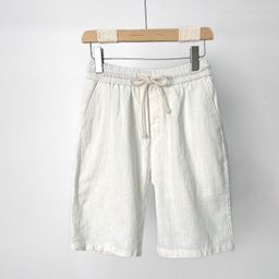 thumbnail for Cotton and Linen Shorts Men's Summer Linen Five-point Pants Men's Beach Pants Linen Medium Pants Loose Casual Large Pants