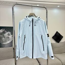 thumbnail for Cross-border stone jacket outdoor sleeve badge badge hooded jacket jacket for men and women is shipped one piece by dropship