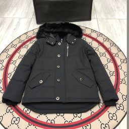 thumbnail for Moose 05/06 Scissors down Jacket Hooded Fox Fur Collar 3Q