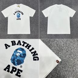 thumbnail for Trendy brand BAPE co-branded half-sleeved TEE top, unisex ape head camouflage, high-end loose short-sleeved T-shirt