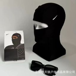 thumbnail for Cross-border explosive hook hats, cycling, skiing, cold and warm, dustproof masks, autumn and winter headgears, scarves, foreign trade, sand and dust prevention