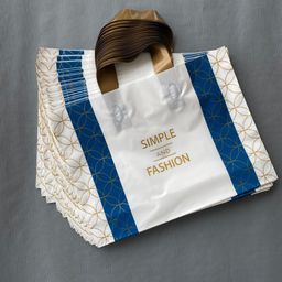 thumbnail for New Thickened Men's and Women's Shoe Store Clothing Store Bag Plastic Bag Gift Packaging Shopping Bag Printable logo