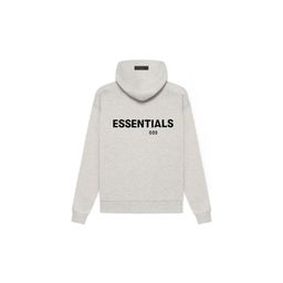 thumbnail for Green X Cross-border Edition ESSENTIALS Flocking Letter ss22 Pullover Hood FOG fleece-lined Warm Sweater Hoodie