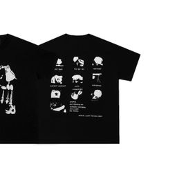 thumbnail for Erd Melancholic Rich Second-Generation American Trendy Export Brand Summer Short-Sleeved t Pure Cotton Loose T-Shirt Collection Wholesale