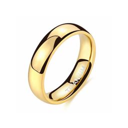thumbnail for Cross-border European and American explosive 4mm fashion layered arc plain ring does not fade stainless steel ring index finger ring hand jewelry