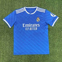 thumbnail for 242526 Real Madrid football jersey, Barcelona jersey, Brazilian shirt, World Cup training jersey printed T-shirt