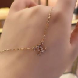 thumbnail for Small fragrance necklace, light luxury temperament, niche design, high-end collarbone chain necklace, send girlfriend exquisite, fashionable and versatile