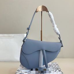 thumbnail for D original leather saddle solid color shoulder bag cross-border exclusive for export wholesale factory direct sales