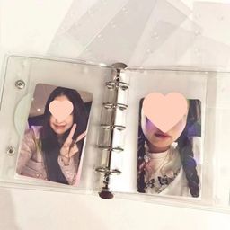 thumbnail for Silver leather M5 tri-fold loose-leaf notebook high-value ins schedule plan notebook student pen ethics