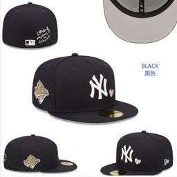 thumbnail for Boné de beisebol totalmente fechado, não ajustável, reversível, novo estilo, boné tamanho da liga de beisebol americano hip-hop densamente bordado.