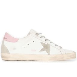 thumbnail for Foreign trade 2025 leather distressed small dirty shoes, men's and women's star shoes, dirty dirty shoes, casual and versatile fashion board shoes, white shoes