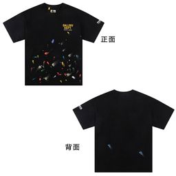 thumbnail for Gallery Dept Drive High Street Fashion Brand Retro Colorful Print Loose Couple Summer Short-Sleeved T-Shirt for Men