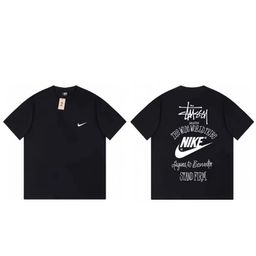 thumbnail for Summer running volume: a daifa tide brand short-sleeved t-shirt, dice, black eight ice cream, basic American couple outfit, summer P