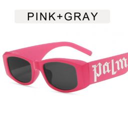 thumbnail for Black frame Punk letter fashion sunglasses new rectangular retro hip hop style high-grade hot girl sunglasses for women