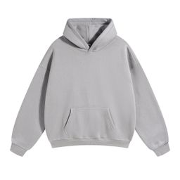 thumbnail for 2026 Fall/Winter New Loose Plush Trendy Sweatshirt Men's Oversize Hooded Trendy Men's Sweatshirt Suit