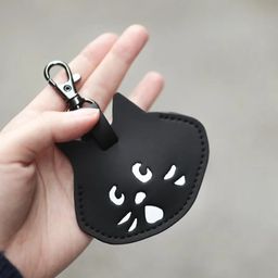 thumbnail for in stock NYA Surprise Cat Distinctive Creative Key Case Unisex Car Universal Key Case Cute Storage Bag Pendant