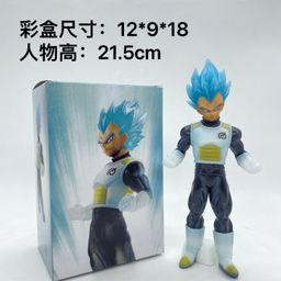 thumbnail for Dragon Ball Figura Modelo Brinquedo Extra Grande Conjunto Sun Wukong Vegeta Gogeta Broly Super Four Saiyan