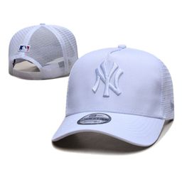 thumbnail for Foreign Trade Ny Peaked Cap for Men and Women Large Label Hard Top Mlb Letter Embroider Versatile Sports Korean Baseball Hat Trendy Brand
