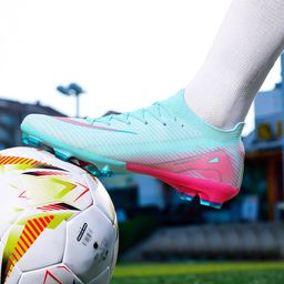 thumbnail for Cross-Border 2025 New Football Shoes Artificial Turf Training Sneakers for Men and Women, Teenagers and Students