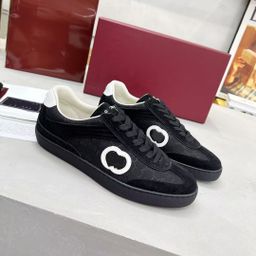 thumbnail for New Foreign Trade Men's Sports Shoes with Double g Logo, Casual Couple's White Canvas Sneakers with Decorative Running Training Shoes