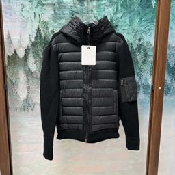 thumbnail for M Men's Cotton Jacket Winter Hooded Loose Warm Patchwork Badge Cotton Jacket
