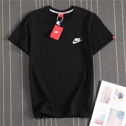 thumbnail for Cross border summer cotton new t-shirt casual loose short sleeve versatile sports men and women half sleeve student couple plus size