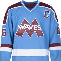 thumbnail for Mighty Ducks Jersey Movie Ice Hockey Jersey S-Xxxl Charlie Conway # 96 Adam Banks