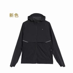 thumbnail for High-quality cross-border Ang Family outdoor men's hooded sun-protective shirt, fitness couple's color-block reflective strip skin shirt