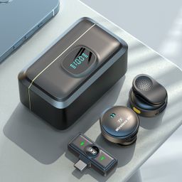 thumbnail for Wireless microphone microphone, cross-border private model Q8 button laipel, mobile live broadcast, noise-reducing laipellet microphone