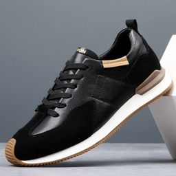 thumbnail for Shoes Men&#039s Breathable Summer Men&#039s Shoes Sports Shoes Men&#039s Casual Shoes Genuine Leather White Shoes Men&#039s Shoes Versatile Forrest Gump Shoes