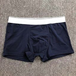 thumbnail for Trendy Brand Cross-border White Edge Belt Men&#039;s Pure Cotton Underwear Breathable Casual and Comfortable Ready-made Boxer Shorts for Men