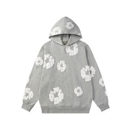 thumbnail for Fog Cross-Border Export Wholesale Kapok Sweatshirt and Sweatpants Set Foam Trendy American Street Hoodie