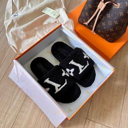 thumbnail for Pantuflas de Casa de Piel de Burro para Mujer, Nuevo Estilo 2024, Lana de Cordero, Versátiles, de Suela Gruesa, Antideslizantes, Cálidas, Planas y Cómodas.