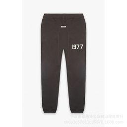 thumbnail for 2022Ss Velvet Pants 1977 Flocking Printed Essentials Trendy Brand Pants Cross-Border Hot Sale