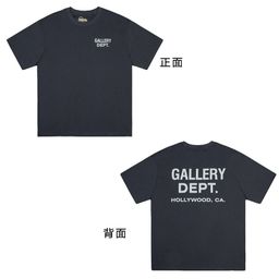 thumbnail for Cross-Border Gallery Deptfog High Street Fashion Brand Retro Colorful Loose Couple Short-Sleeved T-Shirt Men's Half-Sleeved
