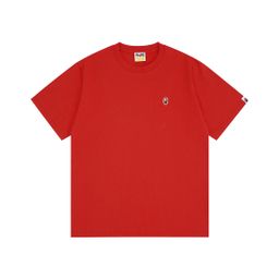 thumbnail for Cross-Border Wholesale Trendy Brand Bape Ape Head Short-Sleeved Shark Top T-Shirt Supply 240g Half-Sleeved