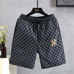 thumbnail for Shorts masculinos de verão estilo coreano, modernos, slim casual, comprimento médio, finos e soltos.