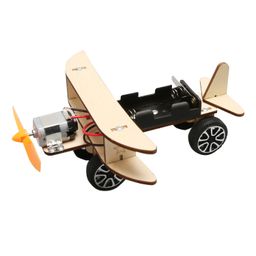thumbnail for Science and technology small production electric taxiing plane DIY handmade albatross airplane model experimental materials student toys